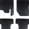 Autobodemmat 4 pcs Zwart Rubber>vidaXL Outlet