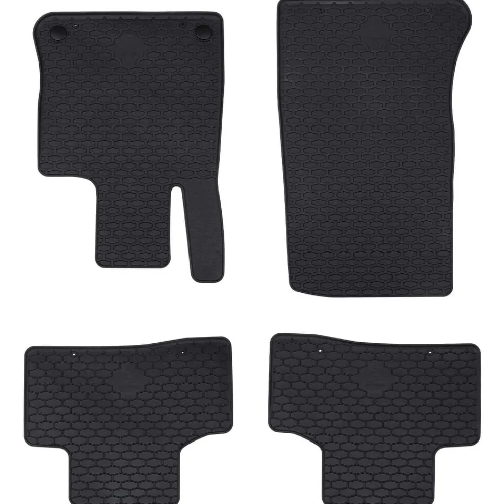 Autobodemmat 4 pcs Zwart geschikt voor GLC 2023- Rubber>vidaXL New