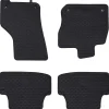 Autobodemmat 4 pcs Zwart geschikt voor VW GOLF VIII MHEV 2020->vidaXL Discount