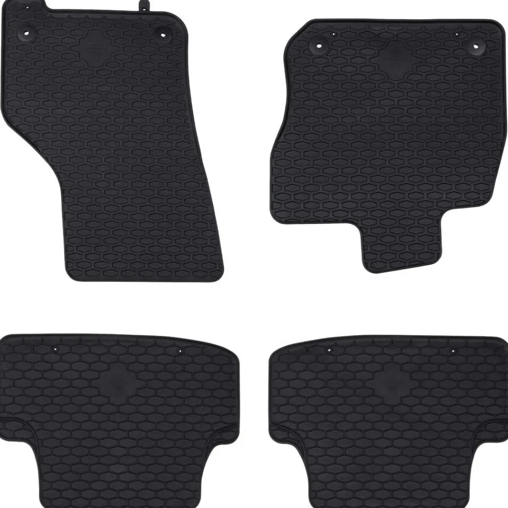 Autobodemmat 4 pcs Zwart geschikt voor VW GOLF VIII MHEV 2020->vidaXL Discount