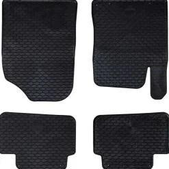 Voertuigonderdelen & -Accessoires*vidaXL Autobodemmat 4 pcs Zwart geschikt voor Hyundai i30 2017 Rubber