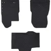 Voertuigonderdelen & -Accessoires*vidaXL Autobodemmat 3 pcs Zwart Rubber