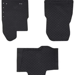 Voertuigonderdelen & -Accessoires*vidaXL Autobodemmat 3 pcs Zwart Rubber