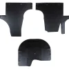Voertuigonderdelen & -Accessoires*vidaXL Autobodemmat 3 pcs Zwart Geschikt voor VW T5 2010-2015 Rubber