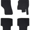 Autobodemmat 4 pcs Zwart Rubber>vidaXL