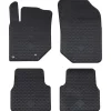 Voertuigonderdelen & -Accessoires*vidaXL Autobodemmat 4 pcs Zwart Geschikt voor C4 2021- Rubber