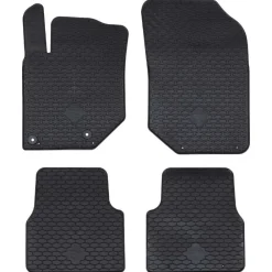 Voertuigonderdelen & -Accessoires*vidaXL Autobodemmat 4 pcs Zwart Geschikt voor C4 2021- Rubber
