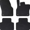 Autobodemmat 4 pcs Zwart Geschikt voor Audi Q3 2019-2025 Rubber>vidaXL Online