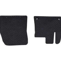 Autobodemmat 2 pcs Zwart Rubber>vidaXL Clearance