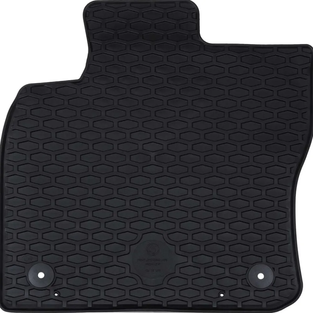 Autobodemmat 4 pcs Zwart Geschikt voor VW CADDY 2020- Rubber>vidaXL New