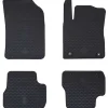 Autobodemmat 4 pcs Zwart geschikt voor C3 2017-2024 Rubber>vidaXL