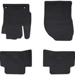 Voertuigonderdelen & -Accessoires*vidaXL Autobodemmat 4 pcs Zwart Rubber