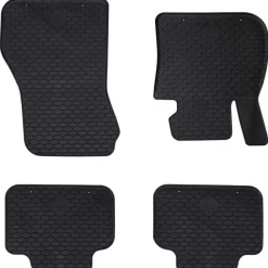 Autobodemmat 4 pcs Zwart geschikt voor BMW 1er 2017- Rubber>vidaXL Outlet
