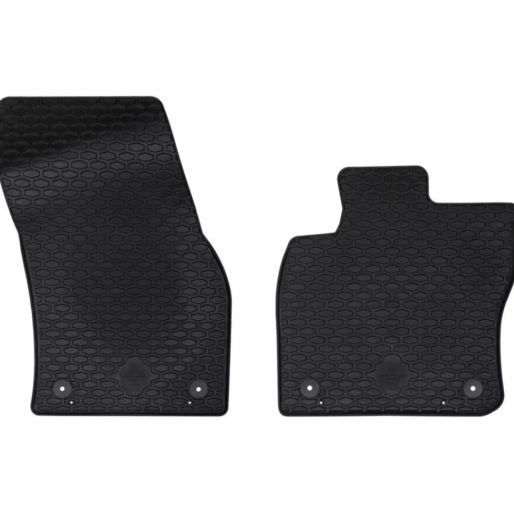Autobodemmat 2 pcs Zwart Geschikt voor VW CADDY 2020- Rubber>vidaXL Online