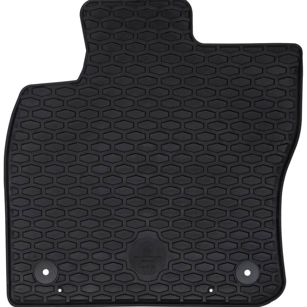 Autobodemmat 2 pcs Zwart Geschikt voor VW CADDY 2020- Rubber>vidaXL Online
