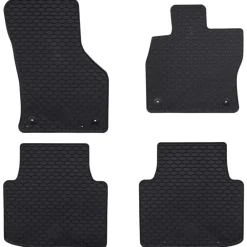 Autobodemmat 4 pcs Zwart Rubber>vidaXL Discount