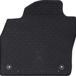 Voertuigonderdelen & -Accessoires*vidaXL Autobodemmat 4 pcs Zwart Rubber