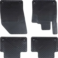 Autobodemmat 4 pcs Zwart Rubber>vidaXL Sale