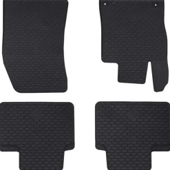 Voertuigonderdelen & -Accessoires*vidaXL Autobodemmat 4 pcs Zwart geschikt voor 308 SW 2021- Rubber