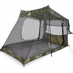 Buitensport*vidaXL Autotent 2-persoons waterdicht Camouflage