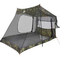 Buitensport*vidaXL Autotent 2-persoons waterdicht Camouflage
