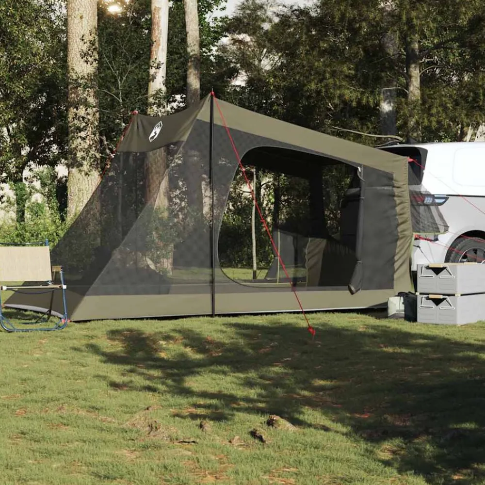 Buitensport*vidaXL Autotent 2-persoons waterdicht Olijfgroen