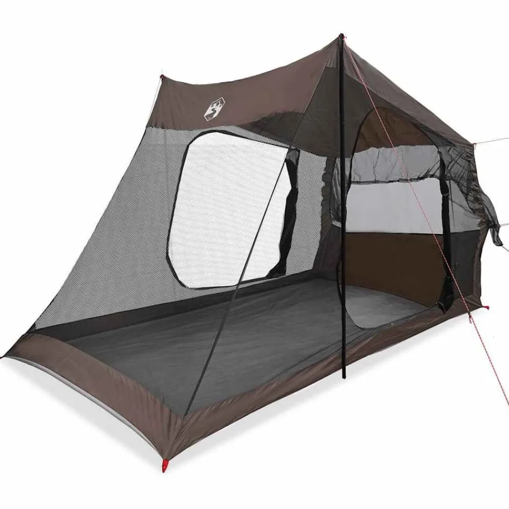 Buitensport*vidaXL Autotent 2-persoons waterdicht Bruin