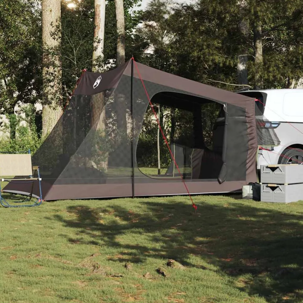 Buitensport*vidaXL Autotent 2-persoons waterdicht Bruin