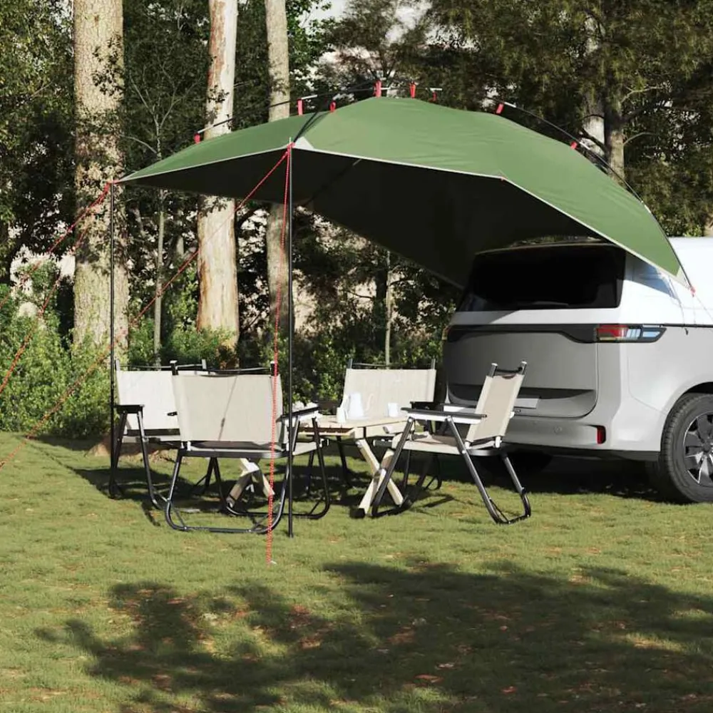 Buitensport*vidaXL Autotent waterdicht Groen