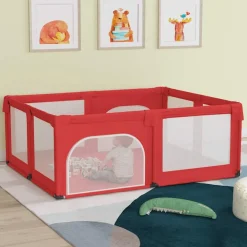 Babybox met 2 deuren oxford stof>vidaXL Discount