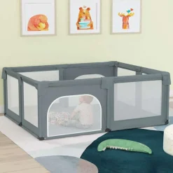 Babybox met 2 deuren oxford stof>vidaXL Hot