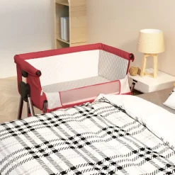 Babybox met matras linnen>vidaXL Sale