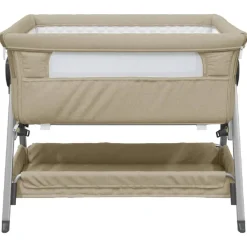 Meubelen Voor Baby'S & Peuters*vidaXL Babybox met matras linnen Taupe
