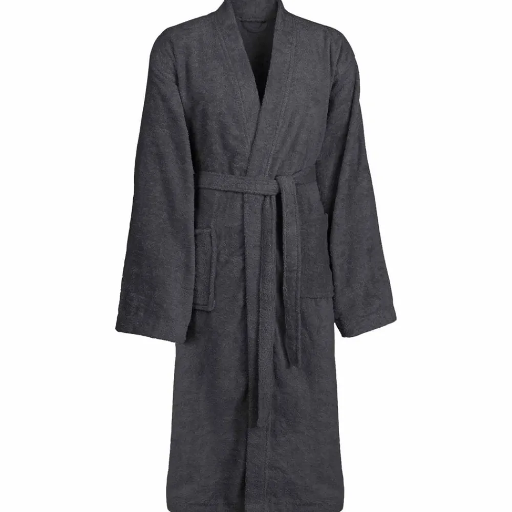 Kleding & Accessoires*vidaXL Badjas KINN S Katoen Antraciet
