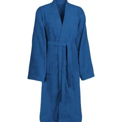 Kleding & Accessoires*vidaXL Badjas KINN Blauw S Katoen Marineblauw