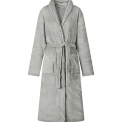 Kleding & Accessoires*vidaXL Badjas zonder Kap s Flanel Grijs