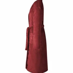 Badjas zonder Kap Bordeaux Rood s Flanel><noscript><img width=