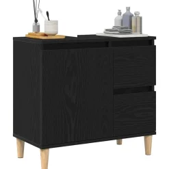 Badkamer Kast met lade 65 x 33 x 60 cm Bewerkt hout><noscript><img width=