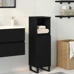 Badkamer Kast 30 x 30 x 100 cm Bewerkt hout>vidaXL Best