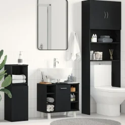 Badkamer Kast 60 x 32 x 54 cm Bewerkt hout>vidaXL Discount
