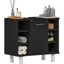 Badkamer Kast 60 x 32 x 54 cm Bewerkt hout><noscript><img width=