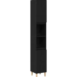 Badkamer Kast 30 x 30 x 190 cm Bewerkt hout>vidaXL Clearance