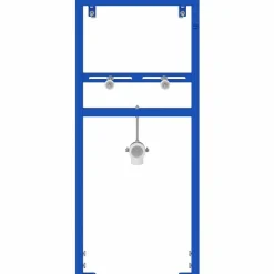 Badkameraccessoires*vidaXL Badkamer muursteun Blauw 50 x 3 x 112 cm