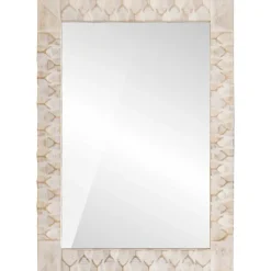 Badkamer Spiegel Witte Was Afwerking 50 x 70 x 2,5 cm>vidaXL