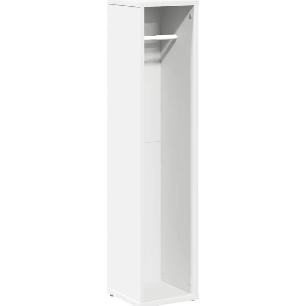 Meubelsets*vidaXL Badkamerkast met rolhouder 20,5x20x90 cm Wit