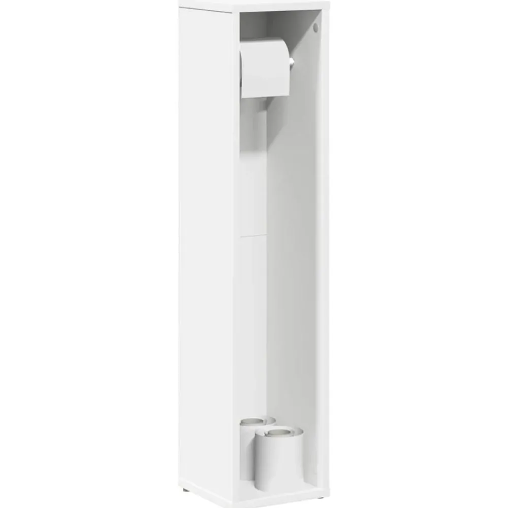 Meubelsets*vidaXL Badkamerkast met rolhouder 20,5x20x90 cm Wit