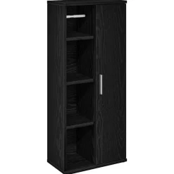 Badkamerkast met rolhouder 39x22x90 cm>vidaXL New