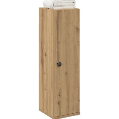 Badkamerkast met rolhouder 20,5x22x72 cm artisanaal eikenkleur>vidaXL Hot