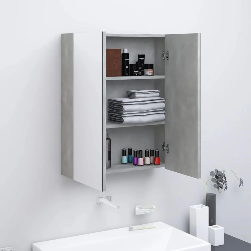 Badkamerkast met spiegel 60x15x75 cm MDF>vidaXL Online