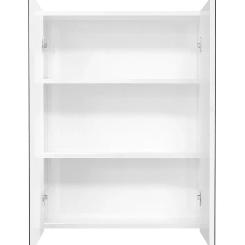 Badkamerkast met spiegel 60x15x75 cm MDF>vidaXL New